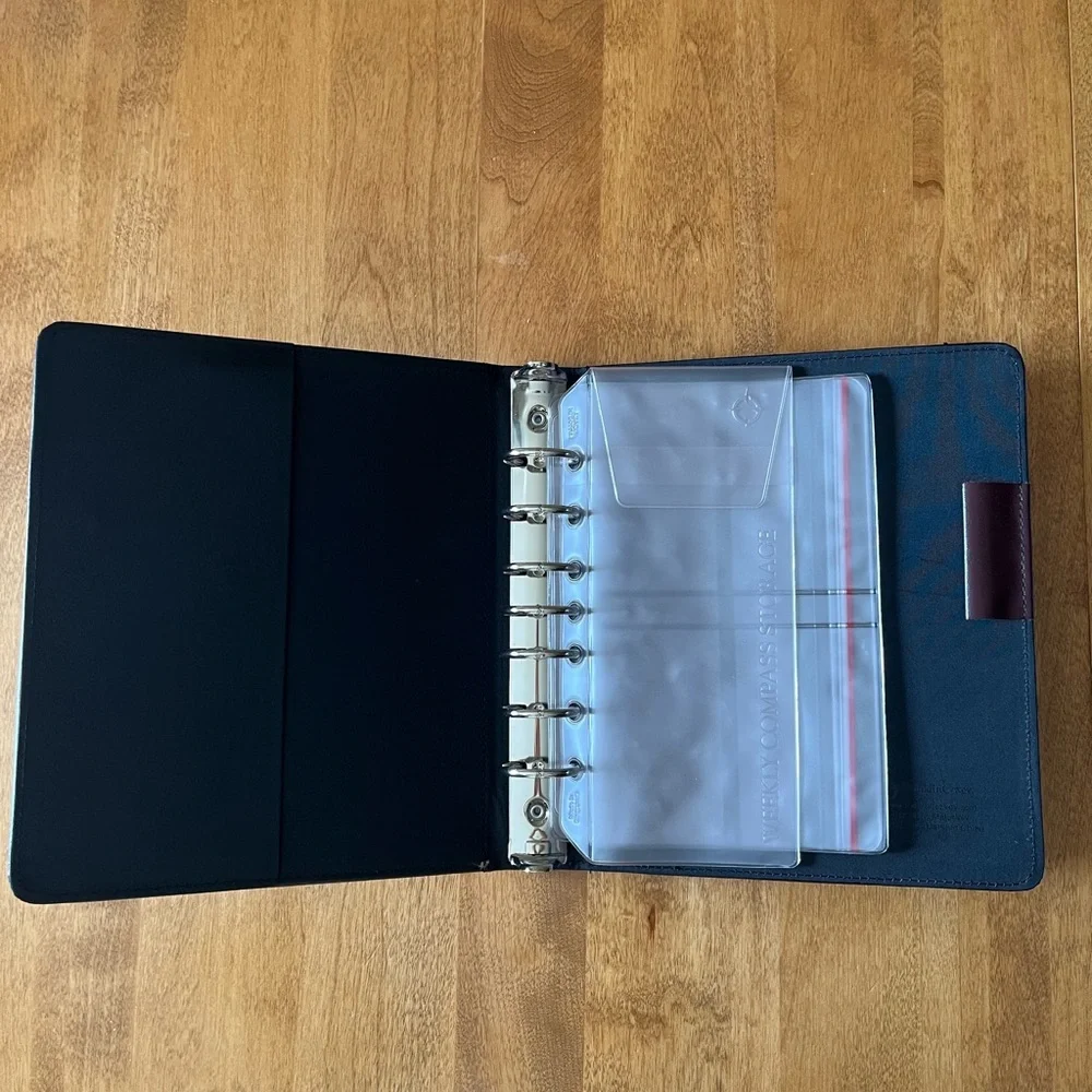 Vintage Franklin Covey Brown Portfolio